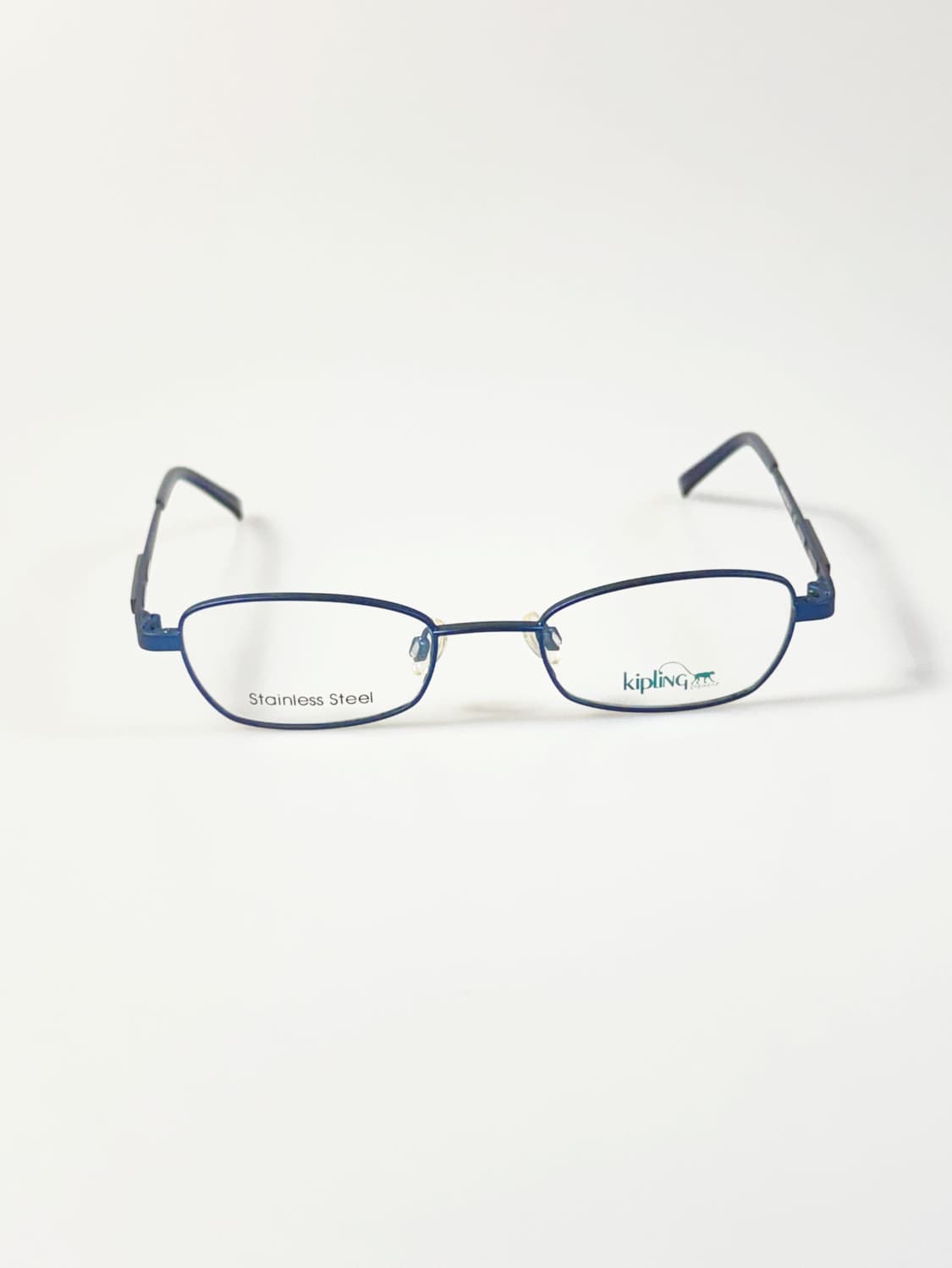 KIPLING 슬림 스퀘어 블루 메탈 프레임 빈티지 안경 상품이미지2