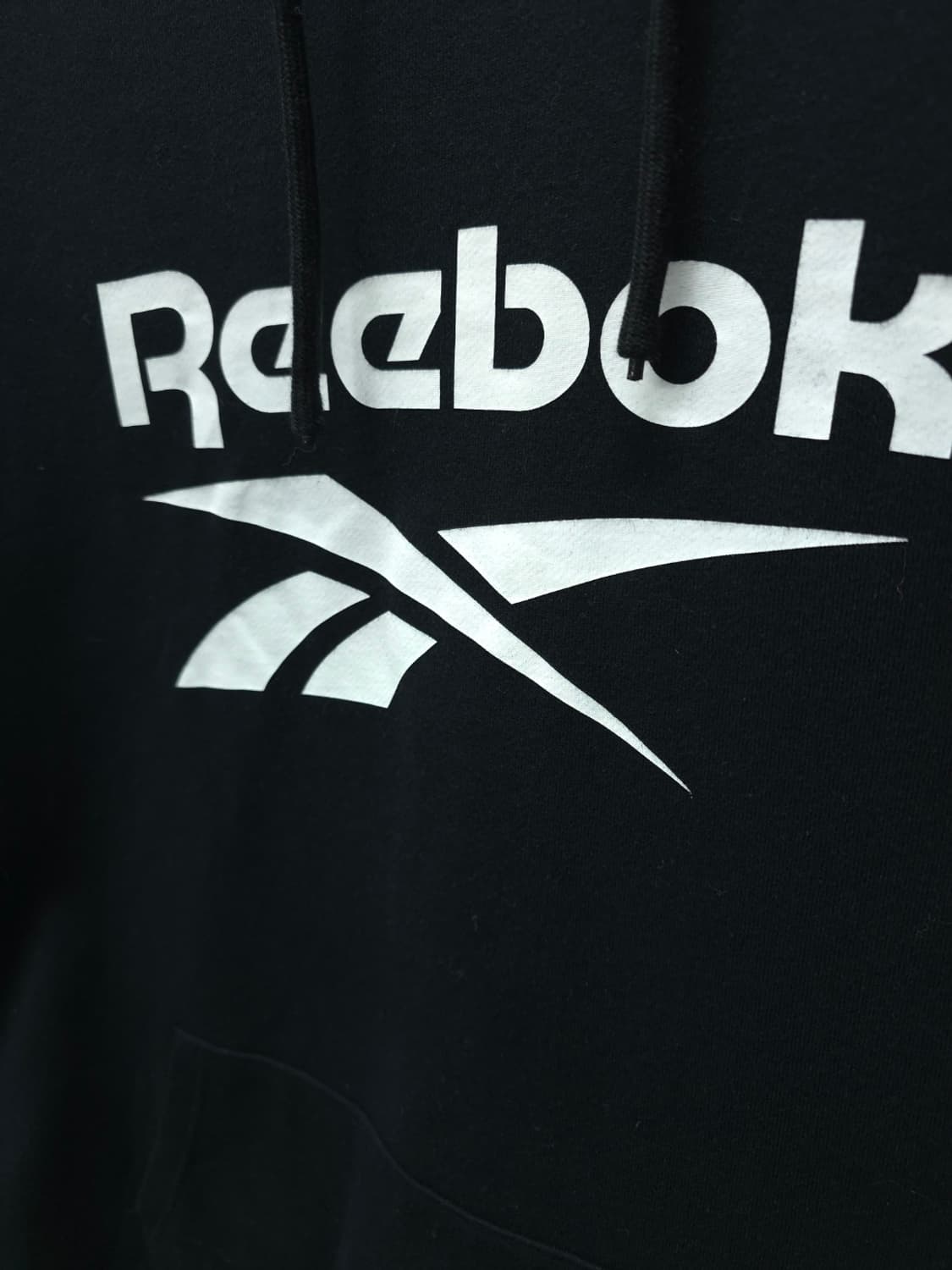 리복(Reebok) 클래식로고 블랙 후드 (105~110) 상품이미지4