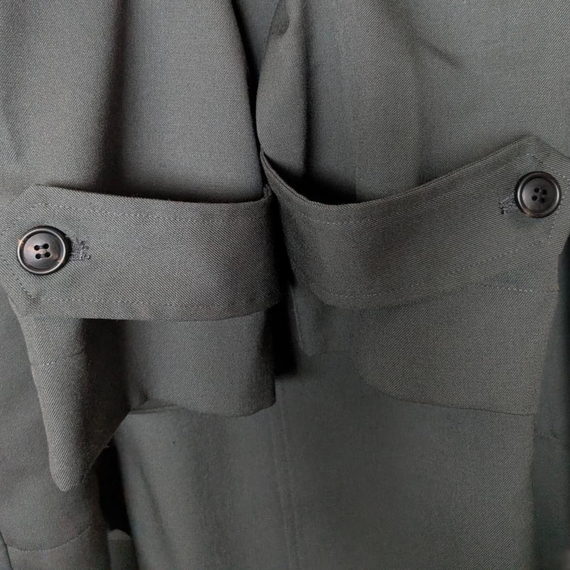 마카웨어 라펠리스 울 셔츠코트 상품이미지6