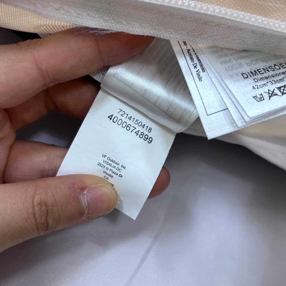 F 잔스포츠 파인애플 패턴 백팩 0420E 상품이미지5