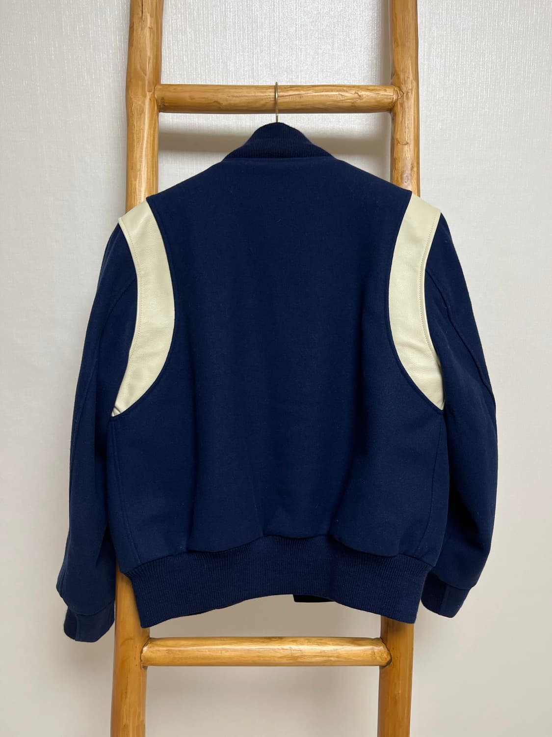 (M) 에임레온도르x골든베어 울 크레스트 바시티 자켓 상품이미지5