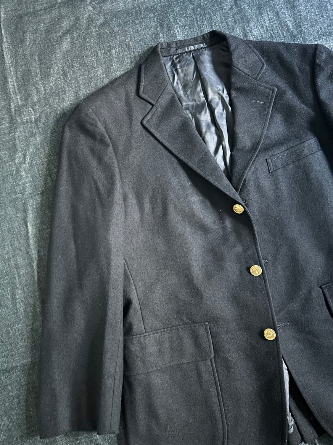 제이프레스 네이비 금장 블레이저 Made in Japan 상품이미지3