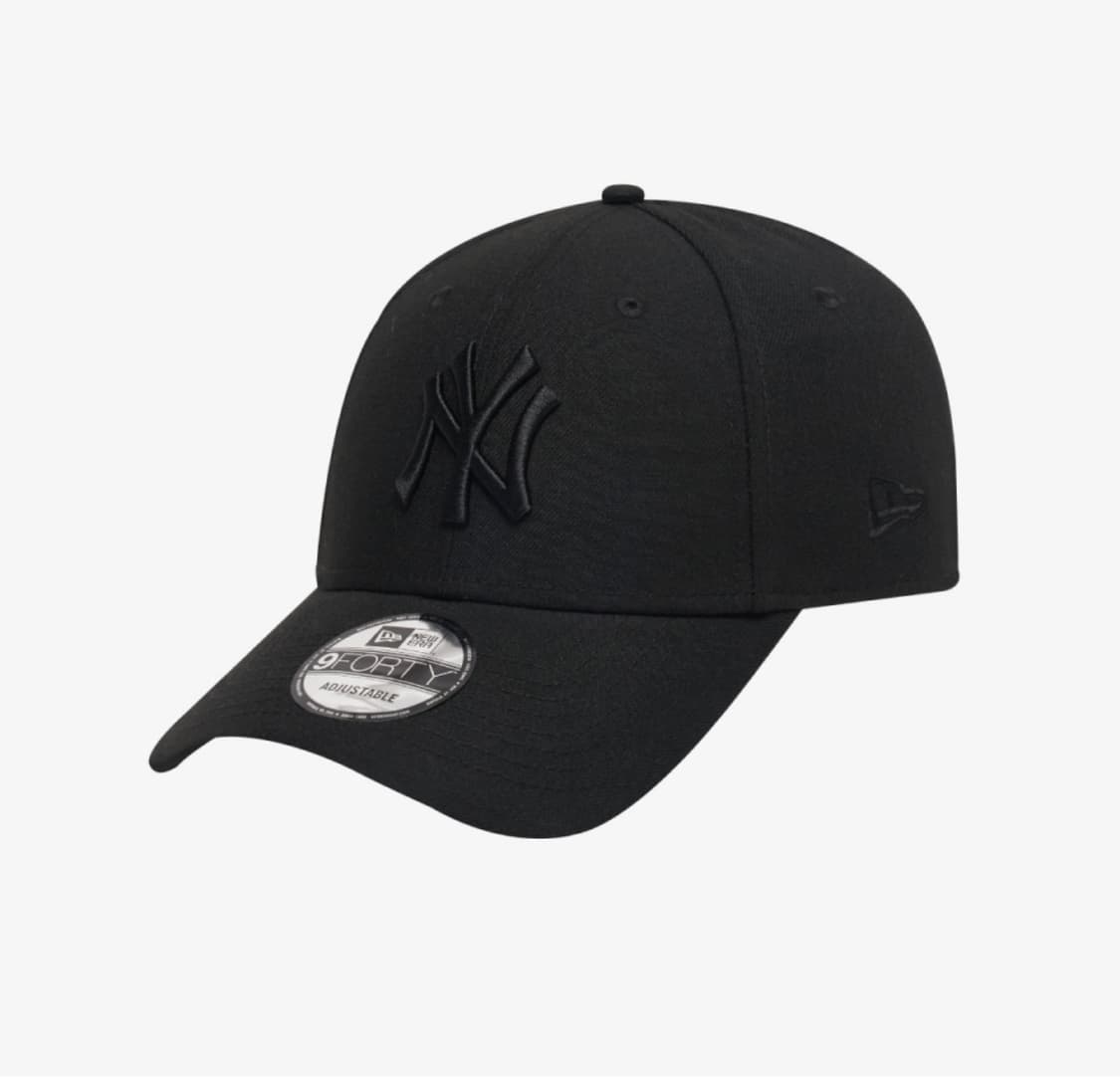 NEW ERA MLB 블랙 온 블랙 뉴욕 양키스 볼캡 상품이미지1