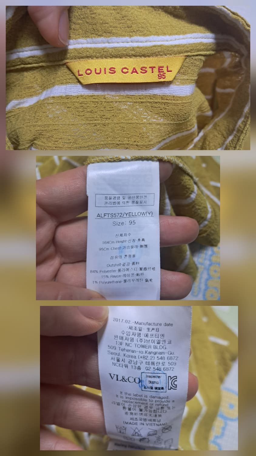 루이까스텔 민소매 반집업 티셔츠 골프웨어 95(66～77)상태최상 상품이미지8