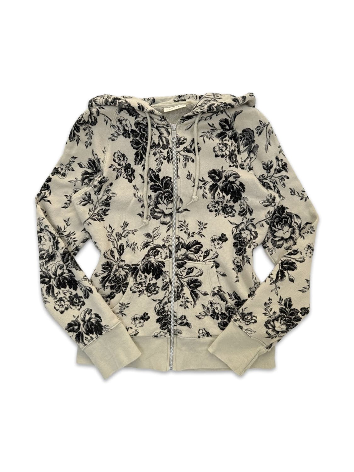 빈티지 CABBAGES&ROSES 로즈 후드집업 상품이미지1