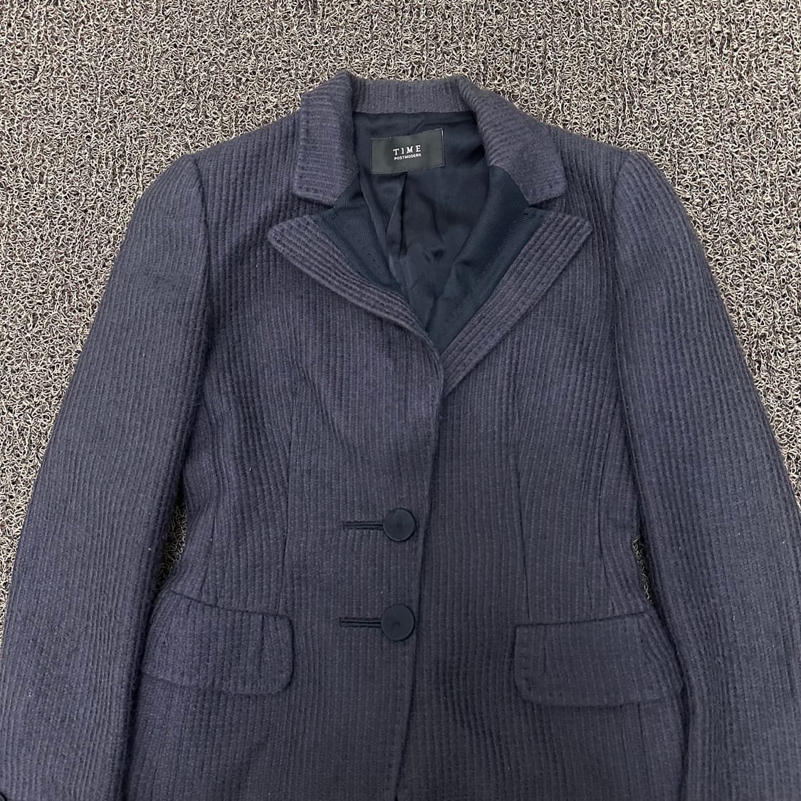 TIME 타임 한섬 여성 울 코듀로이 자켓 신장 160 상품이미지2
