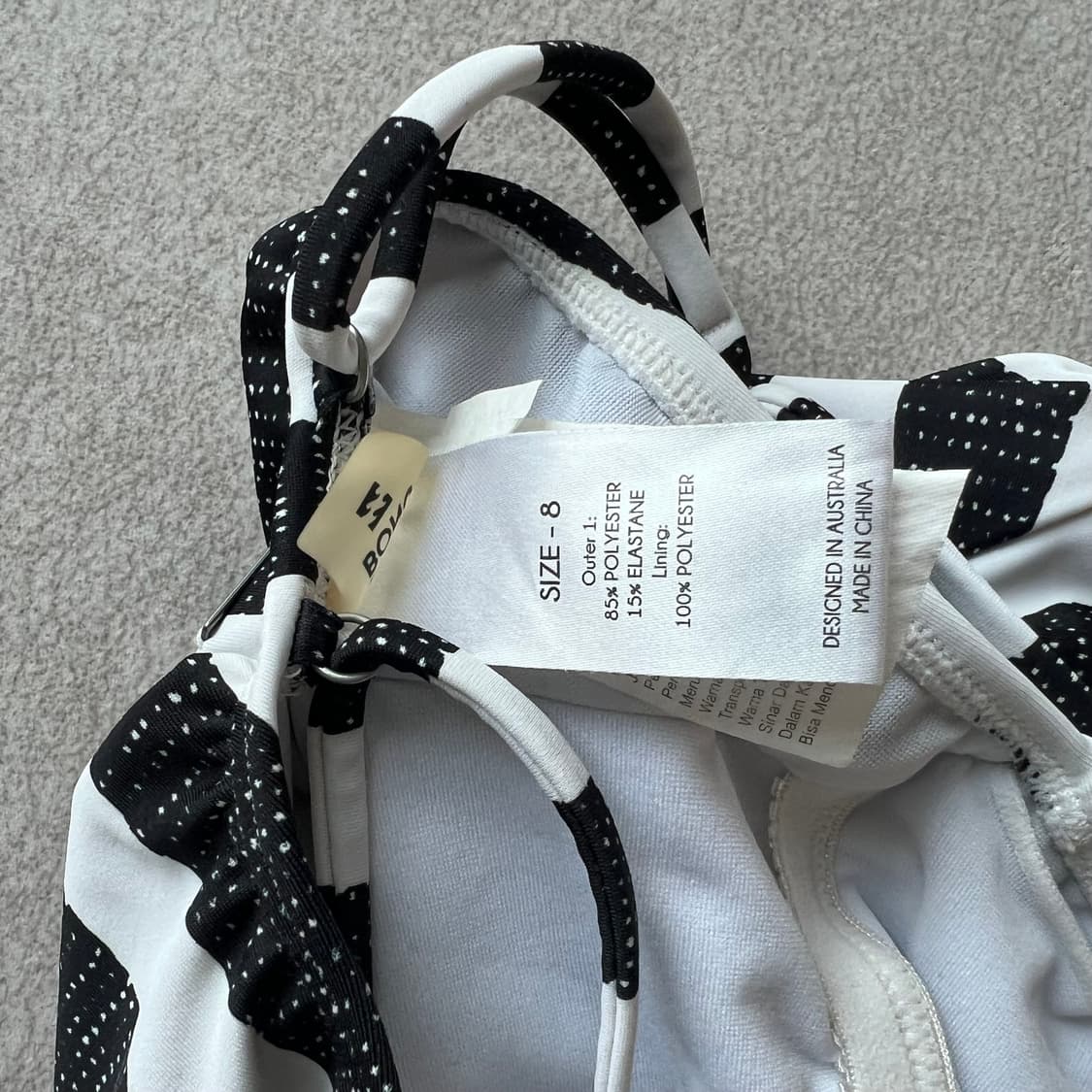 빌라봉 모노키니 수영복 하이레그 하이컷 상품이미지4