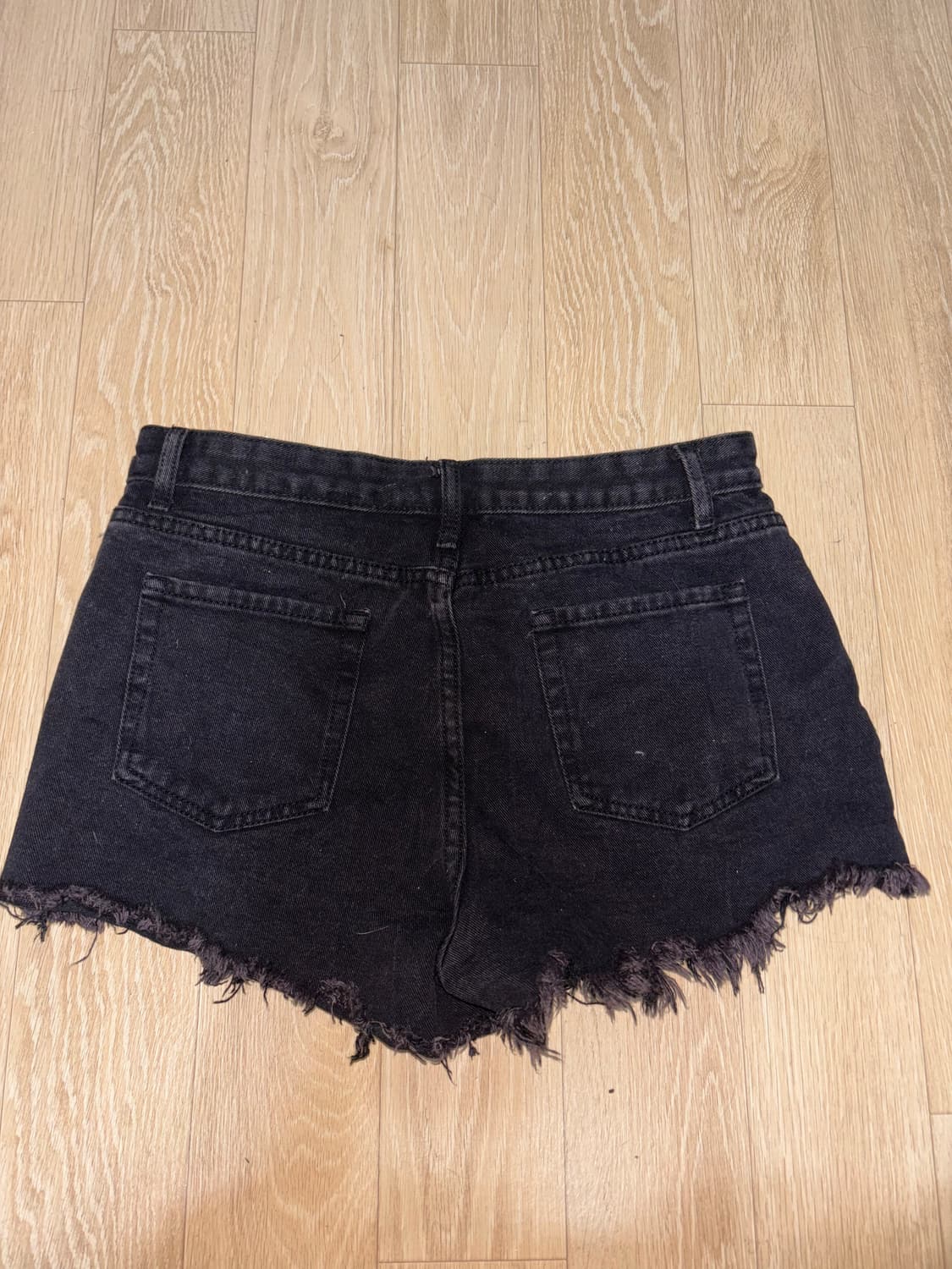 Black Denim Shorts 상품이미지2