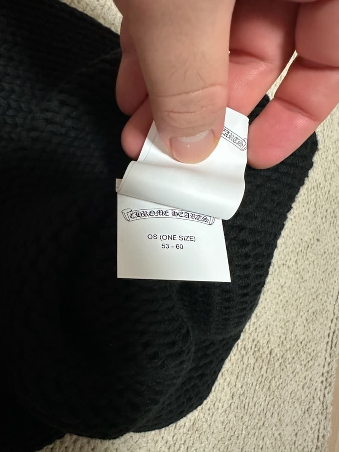 [OS] 크롬하츠 크로스 레더 비니 코튼 상품이미지7