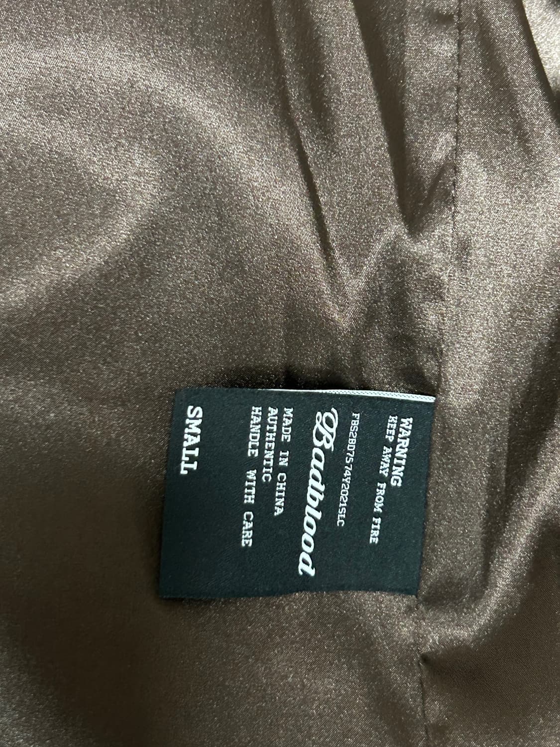 배드블러드 70s 레더자켓 버건디 상품이미지8