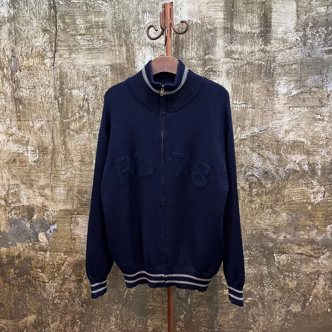 90s 챕스 랄프로렌 PL78 니트 집업 상품이미지1