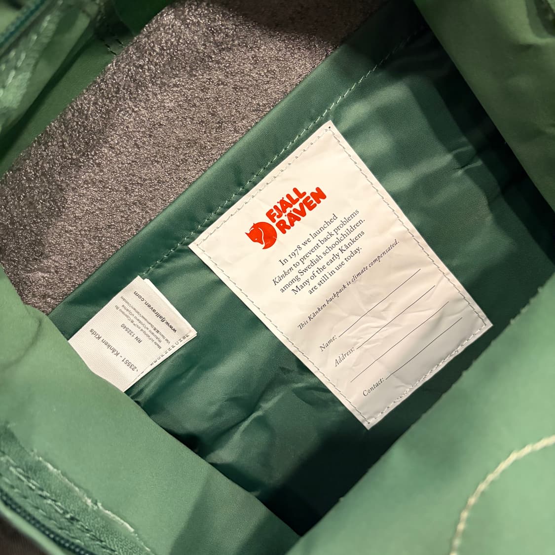 피엘라벤 칸켄백 그린 미니 백팩 상품이미지7