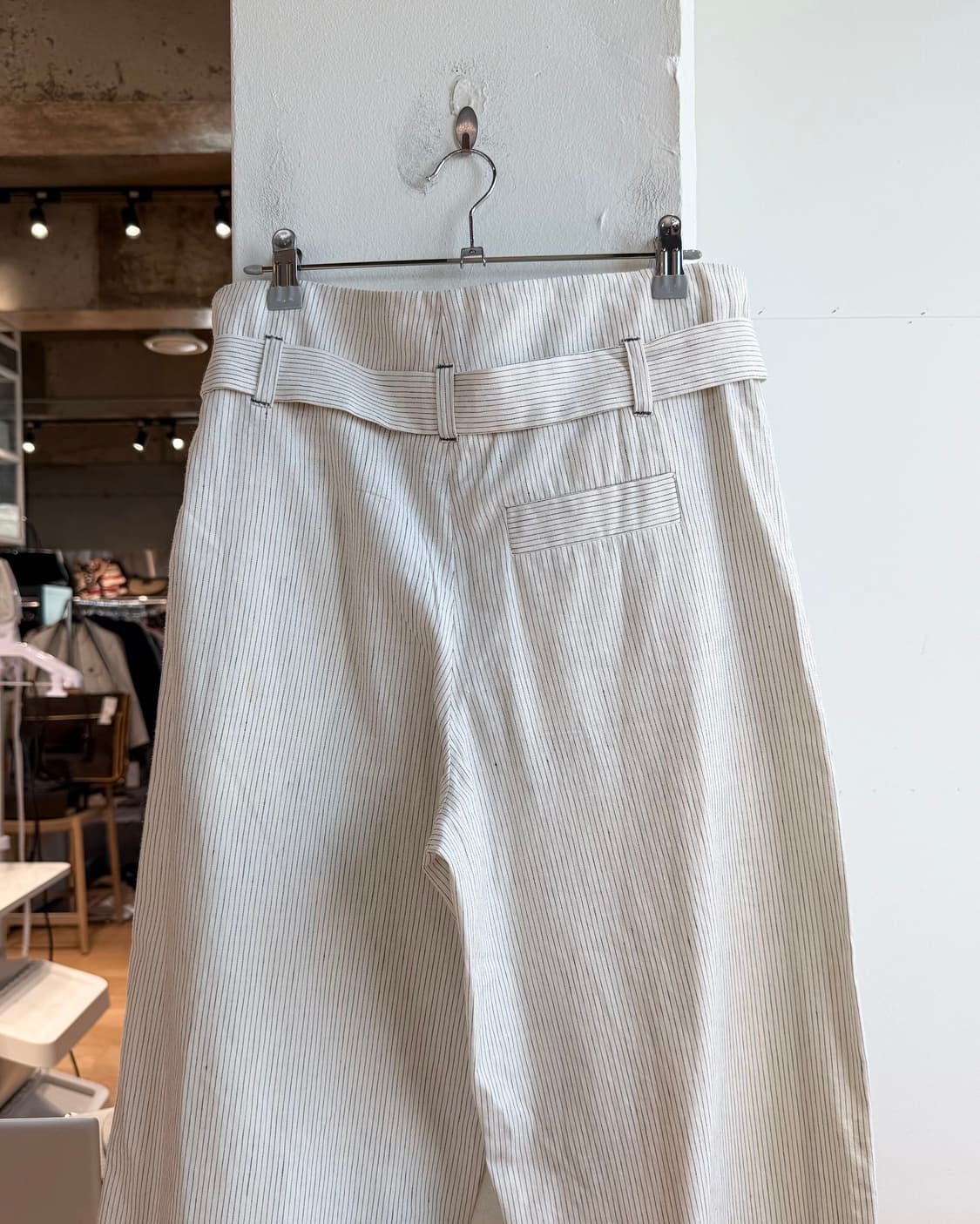 텔라 아이보리 스트라이프 벨티드 팬츠 상품이미지6