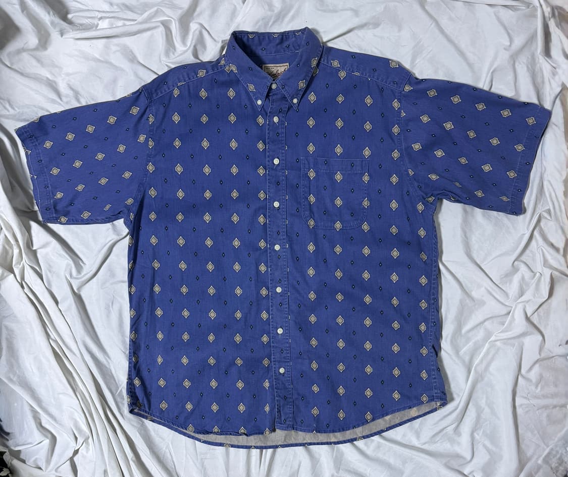 90s usa 울리치 네이티브 패턴 셔츠 상품이미지1