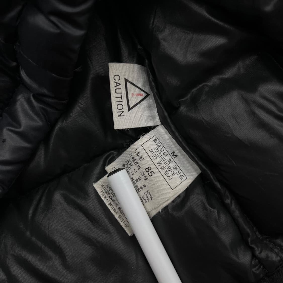 노스페이스 로고 블랙 후드패딩 85 ( 여성용 ) 상품이미지7