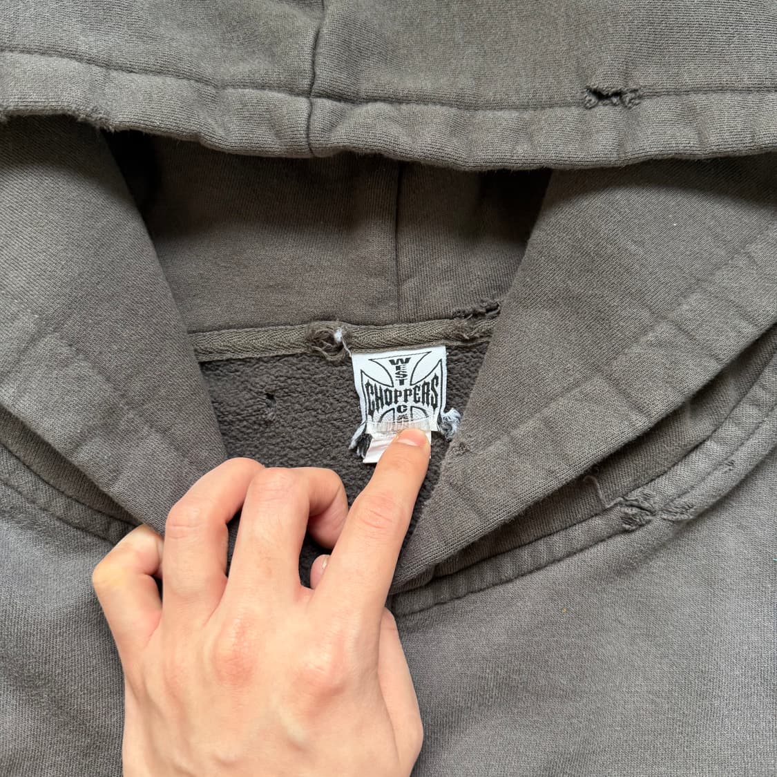 빈티지 90s West Coast Choppers Hoodie 상품이미지2