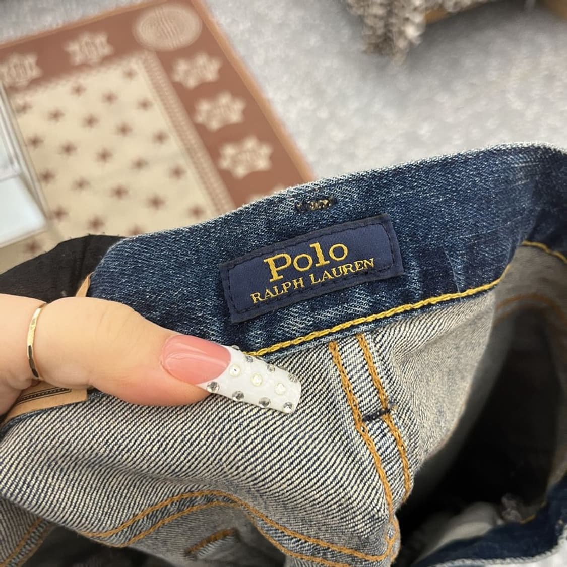 폴로 랄프로렌 빈티지 레트로 캐주얼 데님팬츠 34인치 C10318 상품이미지7