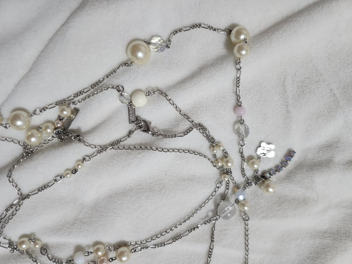 안나수이 진주 꽃 목걸이 상품이미지4