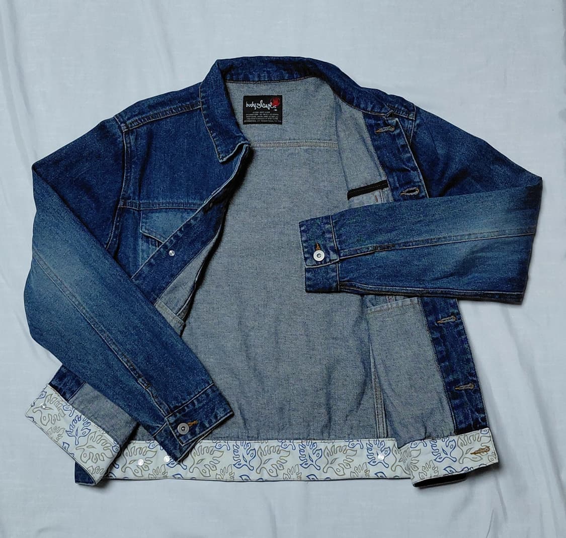 [M] 바디글로브 빈티지 캘리포니아 빅로고 데님 자켓 상품이미지7