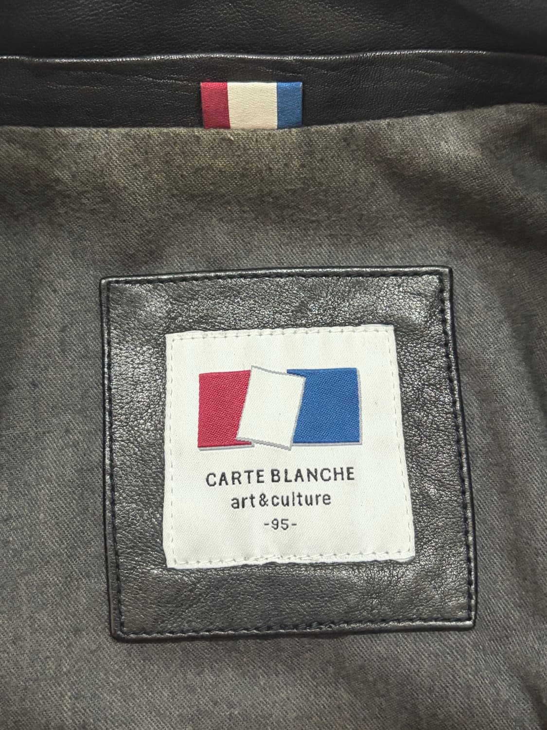 까르뜨블랑슈 양가죽 바이커 싱글 라이더 자켓 상품이미지8