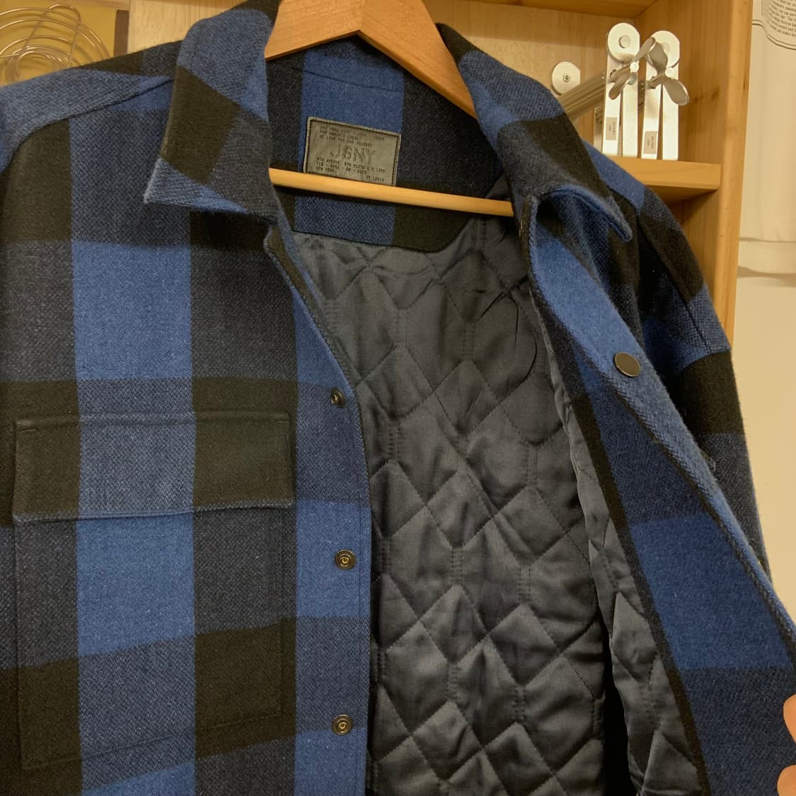 질스튜어트 플란넬 퀼팅 자켓 상품이미지4