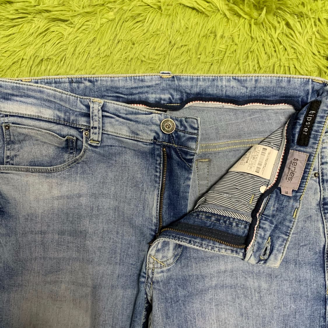 [33] 시리즈 힙스터 테이퍼드핏 데님팬츠 상품이미지4