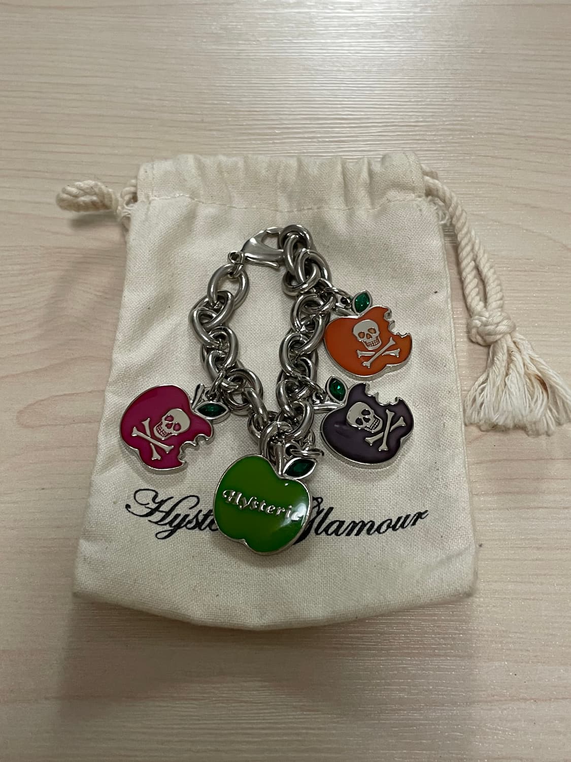 Hysteric Glamour Skull Apple Bracelet 상품이미지1