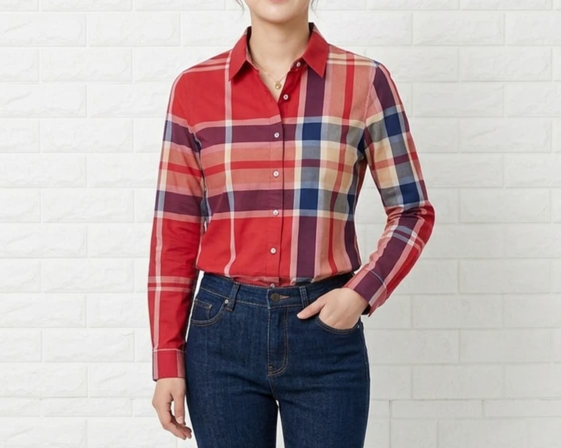 [95]BCBG 체크 셔츠 상품이미지1