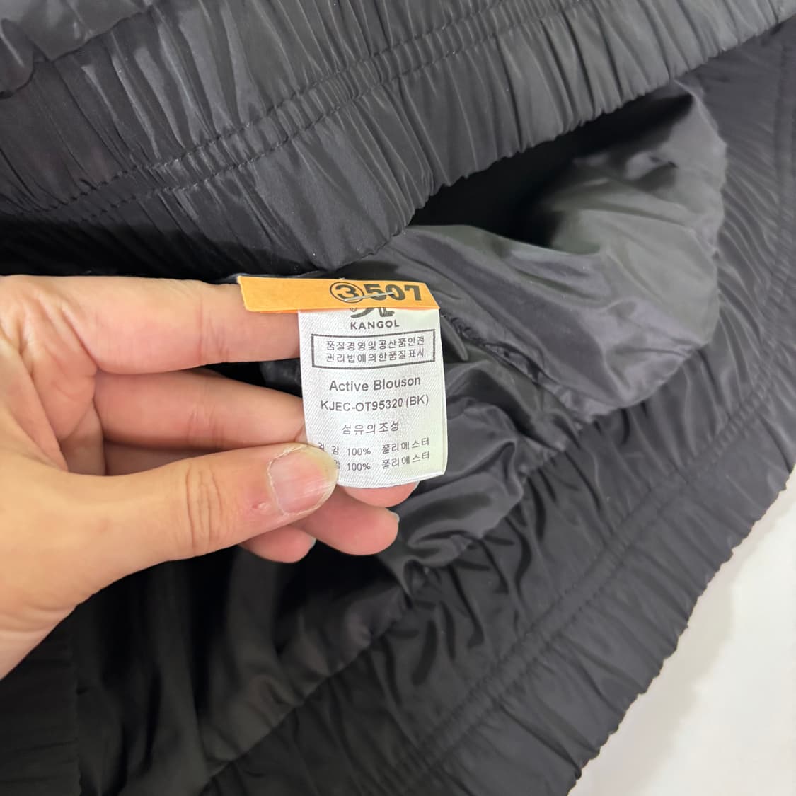 L 캉골 블랙 MA1 블루종 항공점퍼 상품이미지4