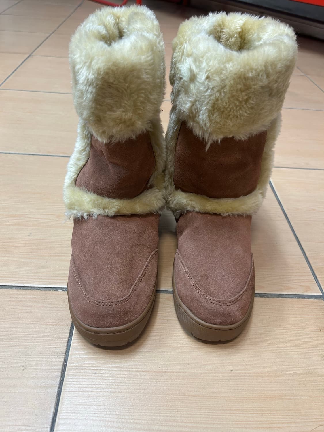 스웨이드 퍼부츠  상품이미지2