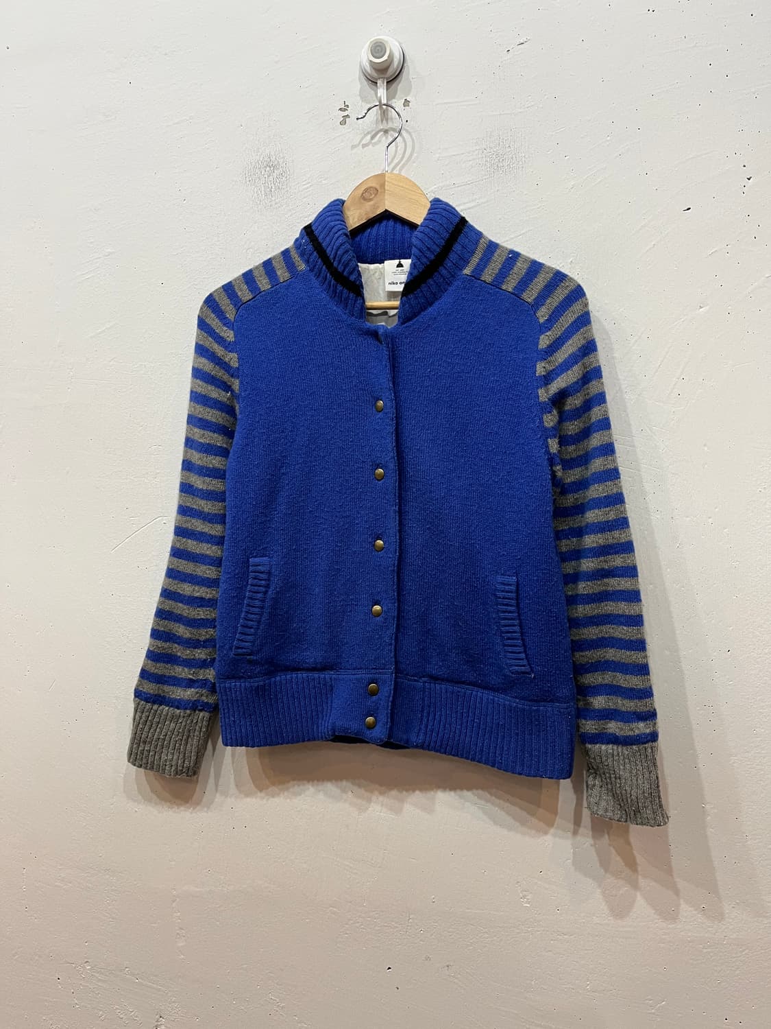 니코앤드 스트라이프 니트 자켓 우먼즈  상품이미지1