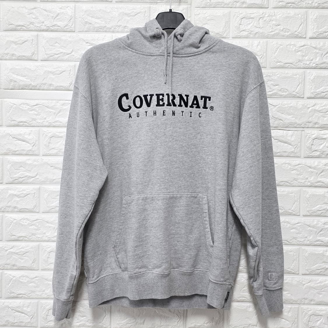 택포// 20s 커버낫 로고 후드티 회색 L 상품이미지1