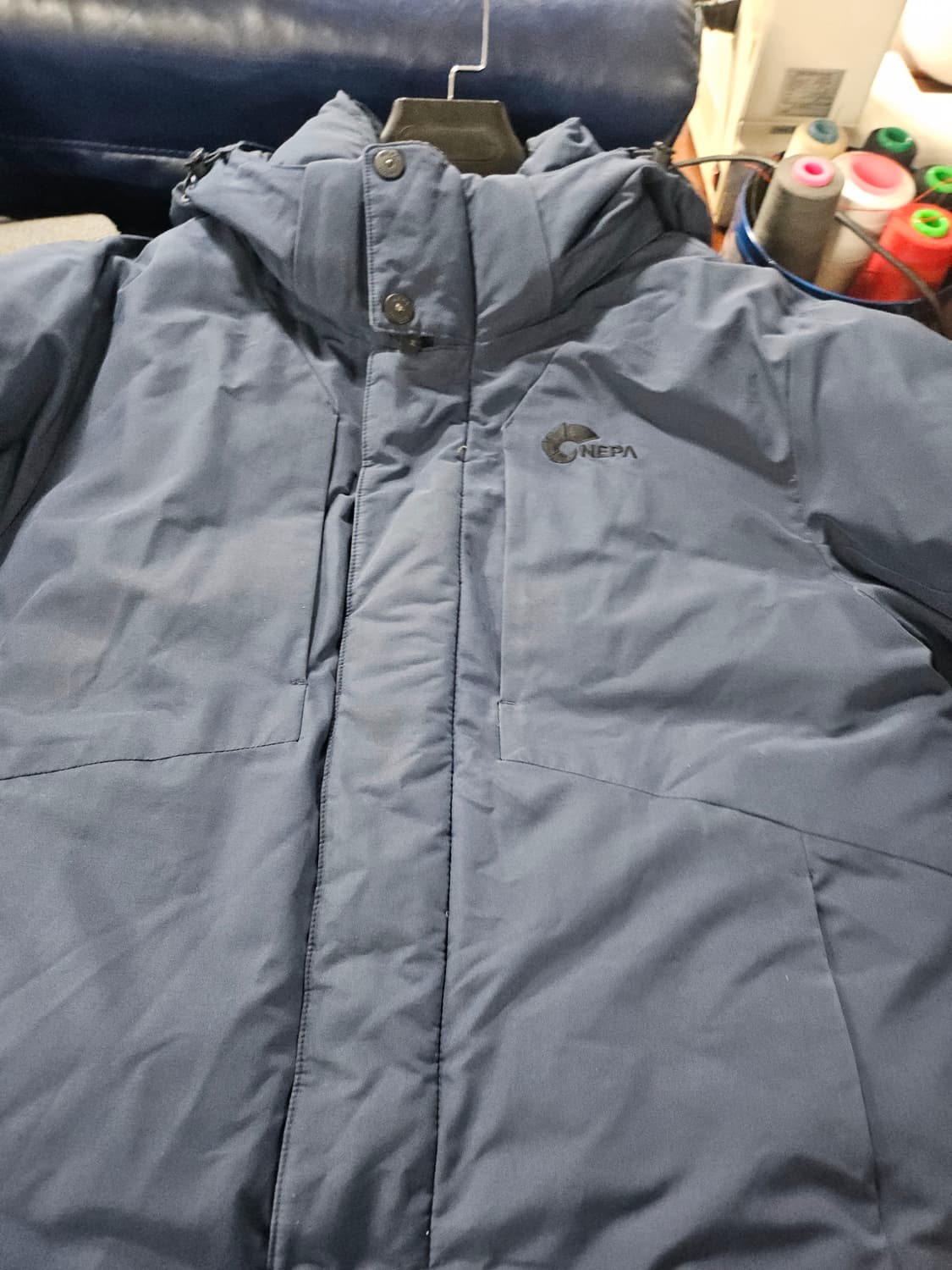 네파  네이비 구스 패딩  100 상품이미지4