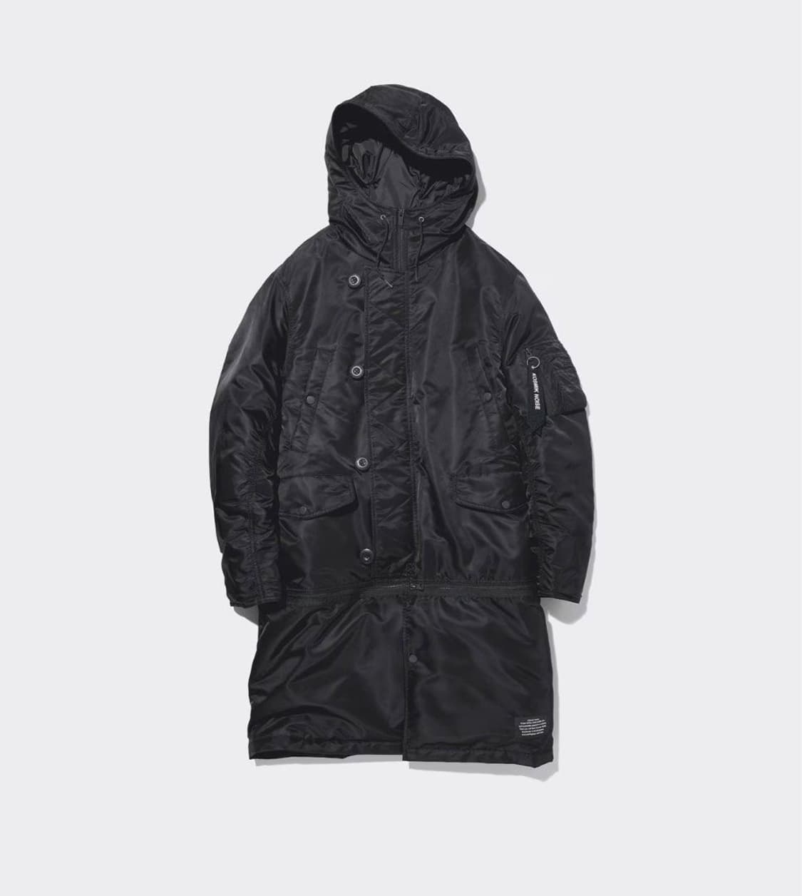 [새상품] GU x 언더커버 패딩 컨버터블 코트 상품이미지3