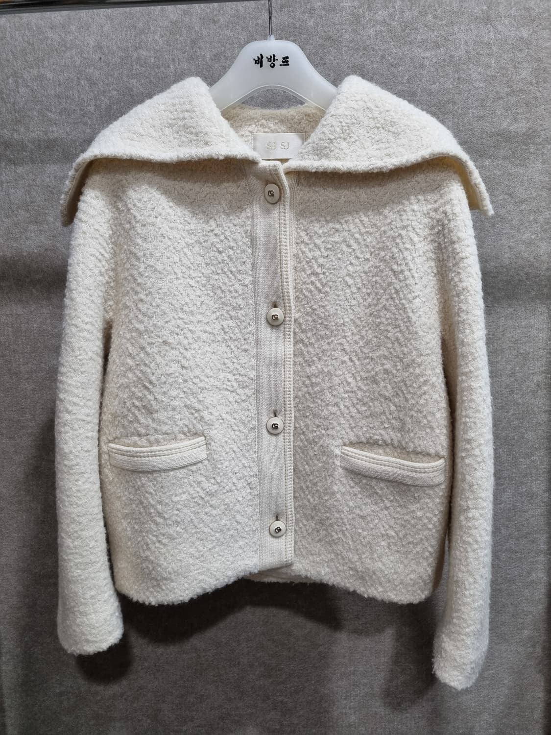 여성 55size SJSJ 부클 코트 자켓 상품이미지1