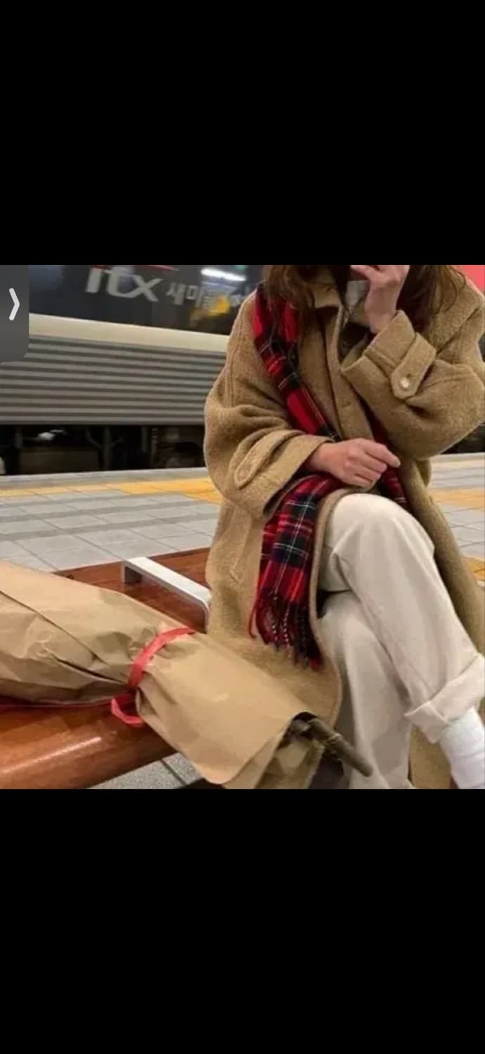 현리본빛 코트 상품이미지2