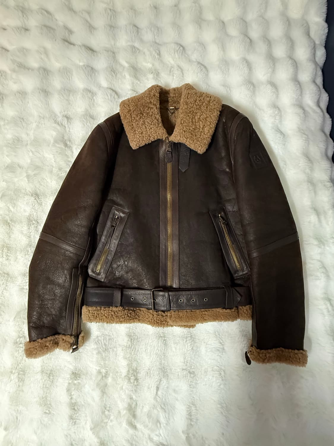 [48] 벨스타프 와일더 무스탕 자켓 상품이미지2