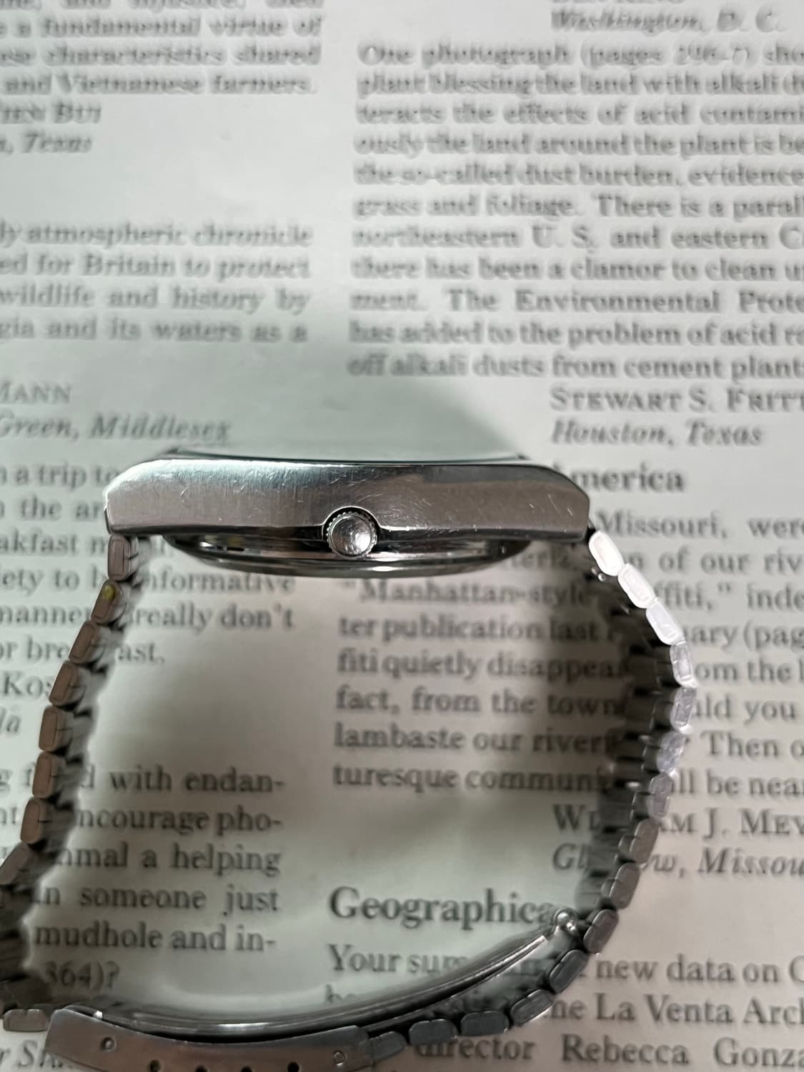 세이코 쿼츠 남성용 빈티지 시계 상품이미지3