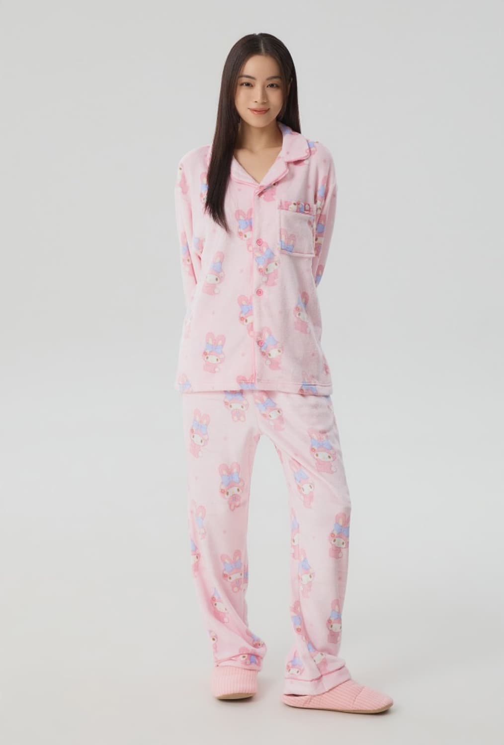 [산리오캐릭터즈] 노곤노곤 수면 파자마(LIGHT PINK) 미개봉 상품이미지4