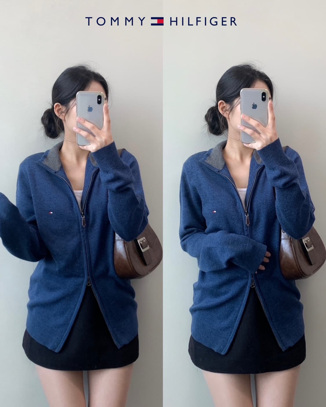 타미힐피거 니트 집업 상품이미지1