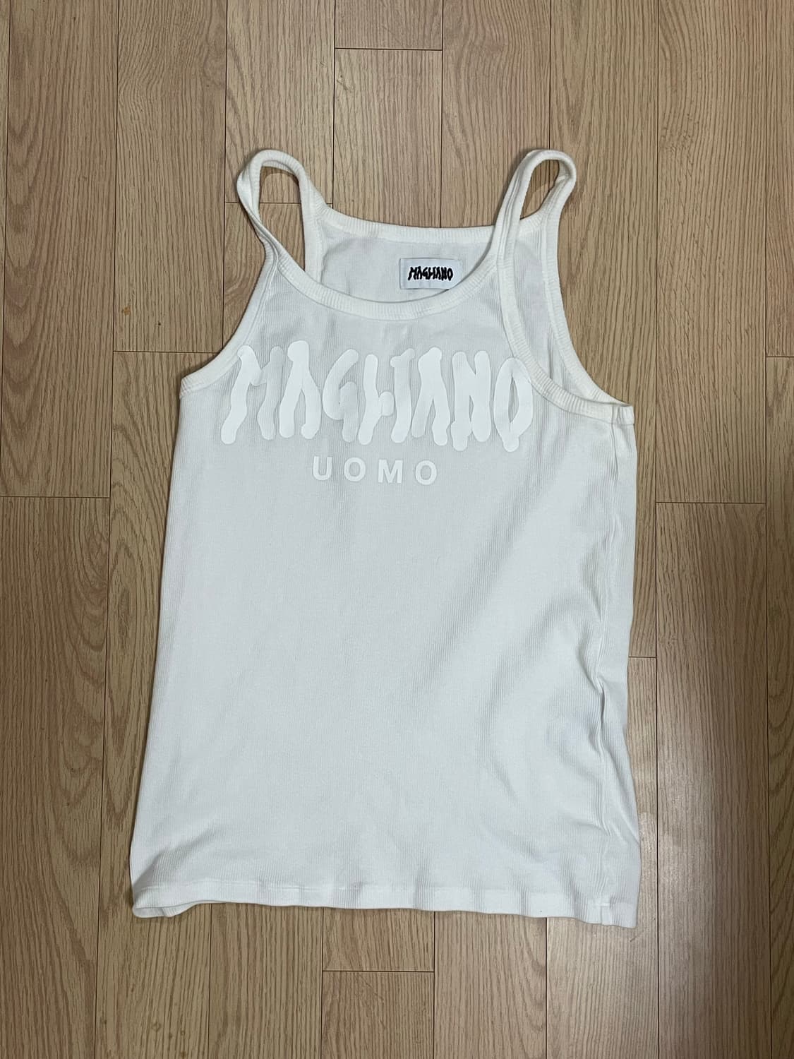 마리아노 슬리브리스 나시 흰색 상품이미지1