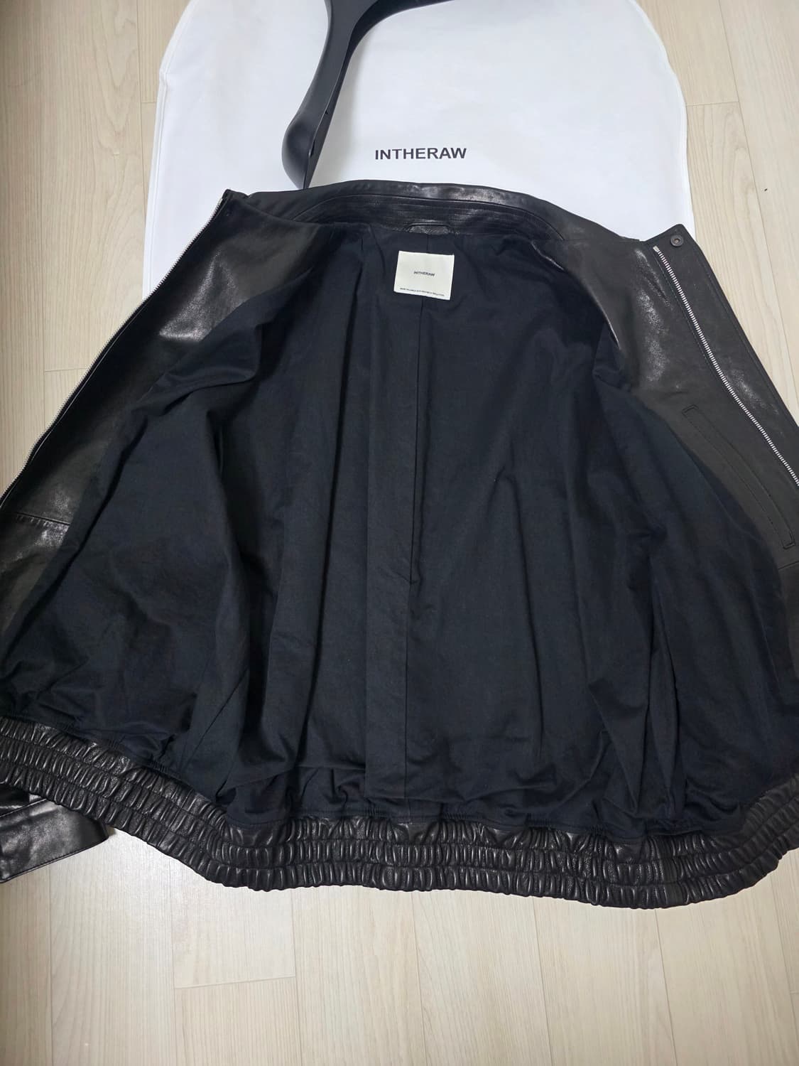 [3] 인더로우 A2 레더 자켓 블랙 상품이미지4