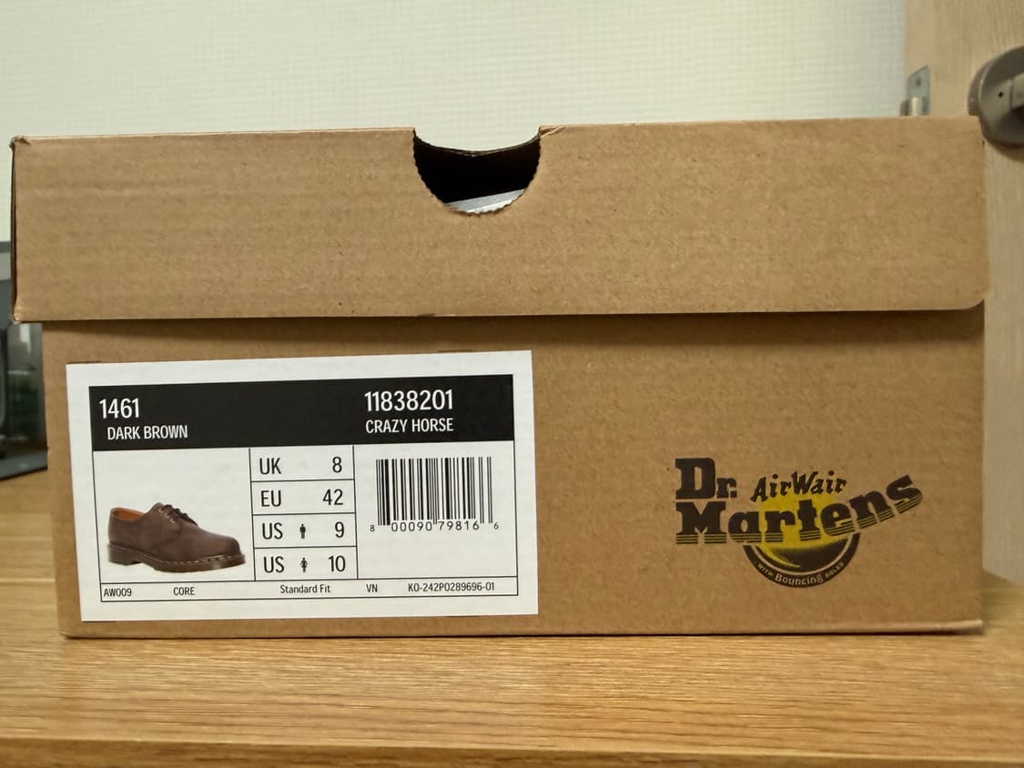 닥터마틴 1461 브라운 270사이즈 상품이미지7