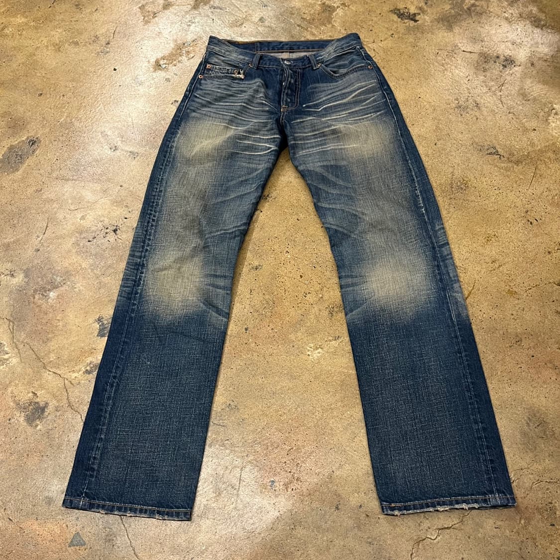 [정품] 리바이스 워싱 데님 청바지 b14 상품이미지2