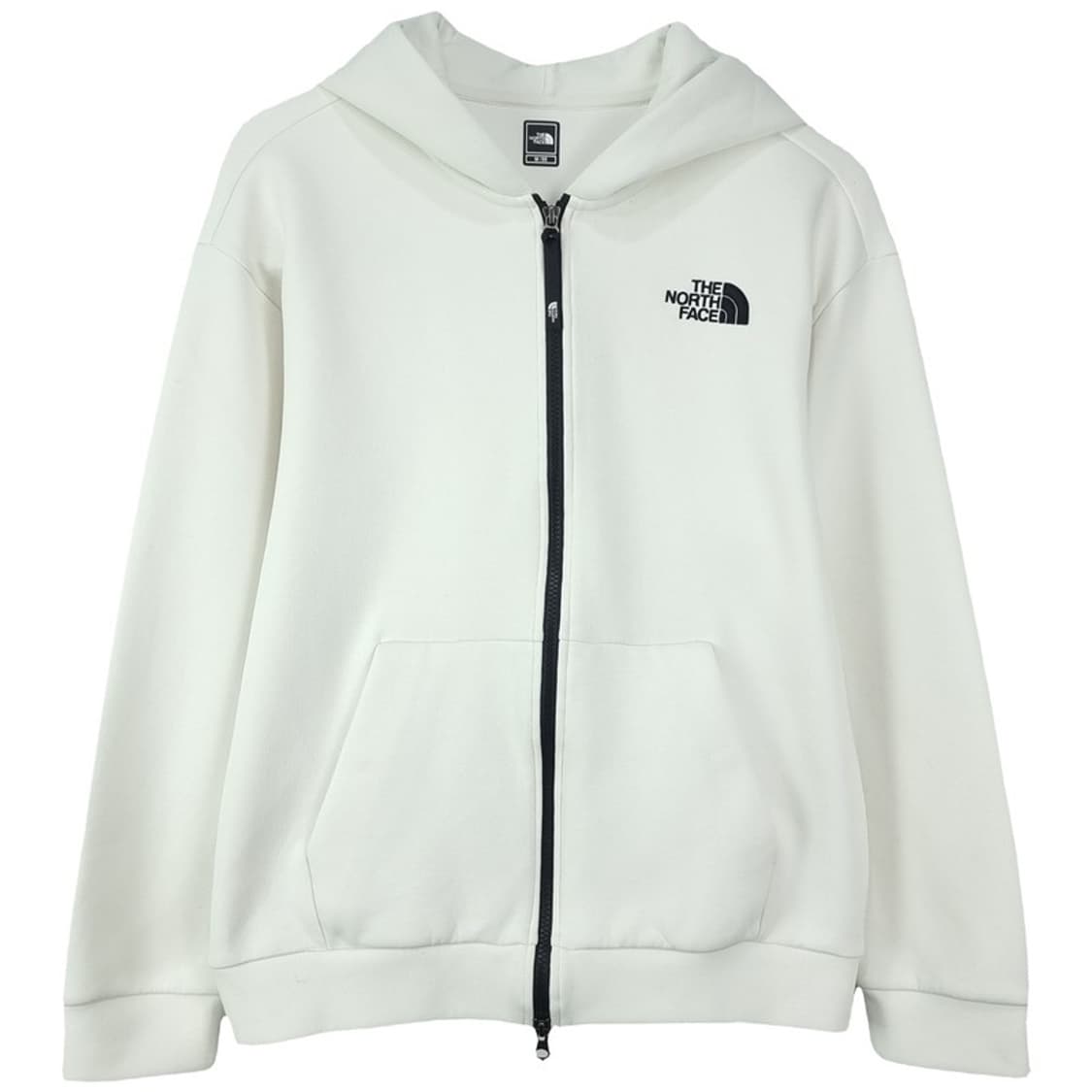 [노스페이스] 로고 자수 후드 집업 화이트 M18699 상품이미지2