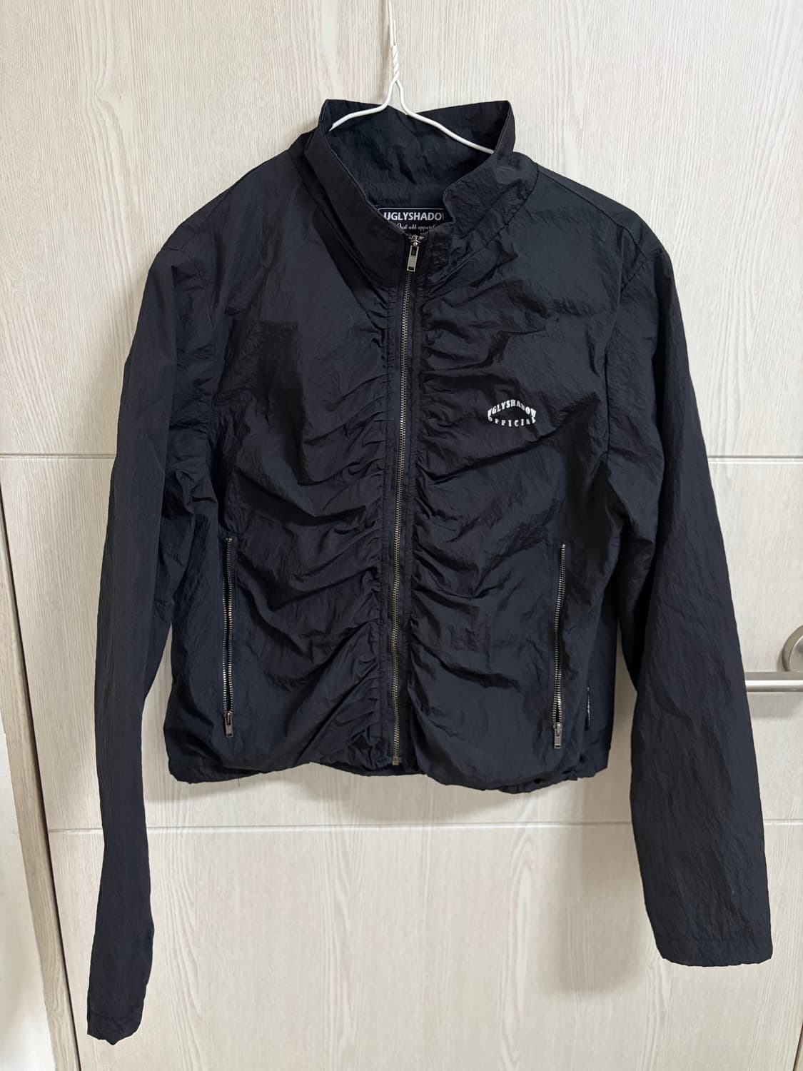 어글리쉐도우 셔링자켓 크롭 바람막이 상품이미지5