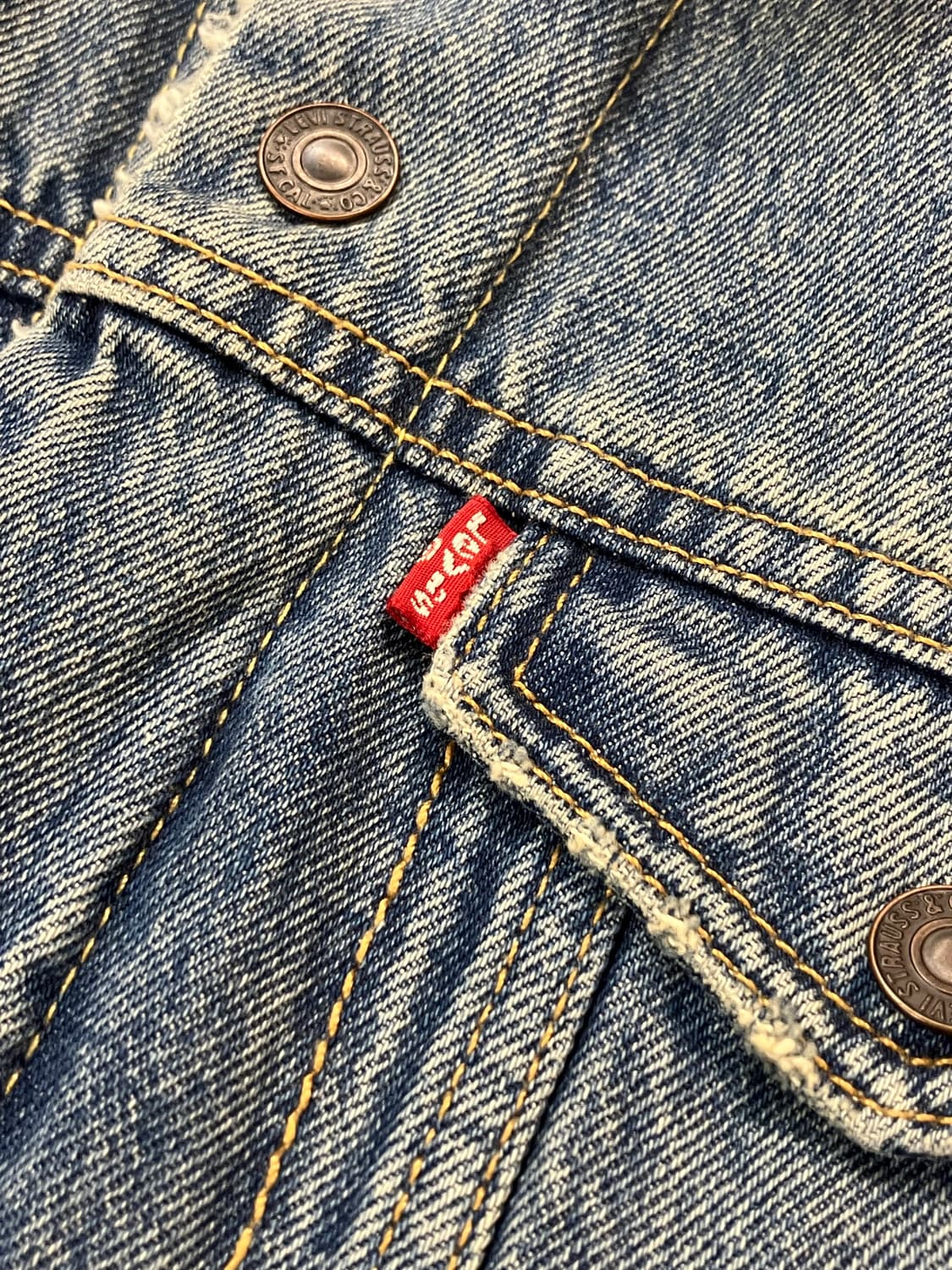 리바이스 양털 데님 자켓 S #csz1821  상품이미지3