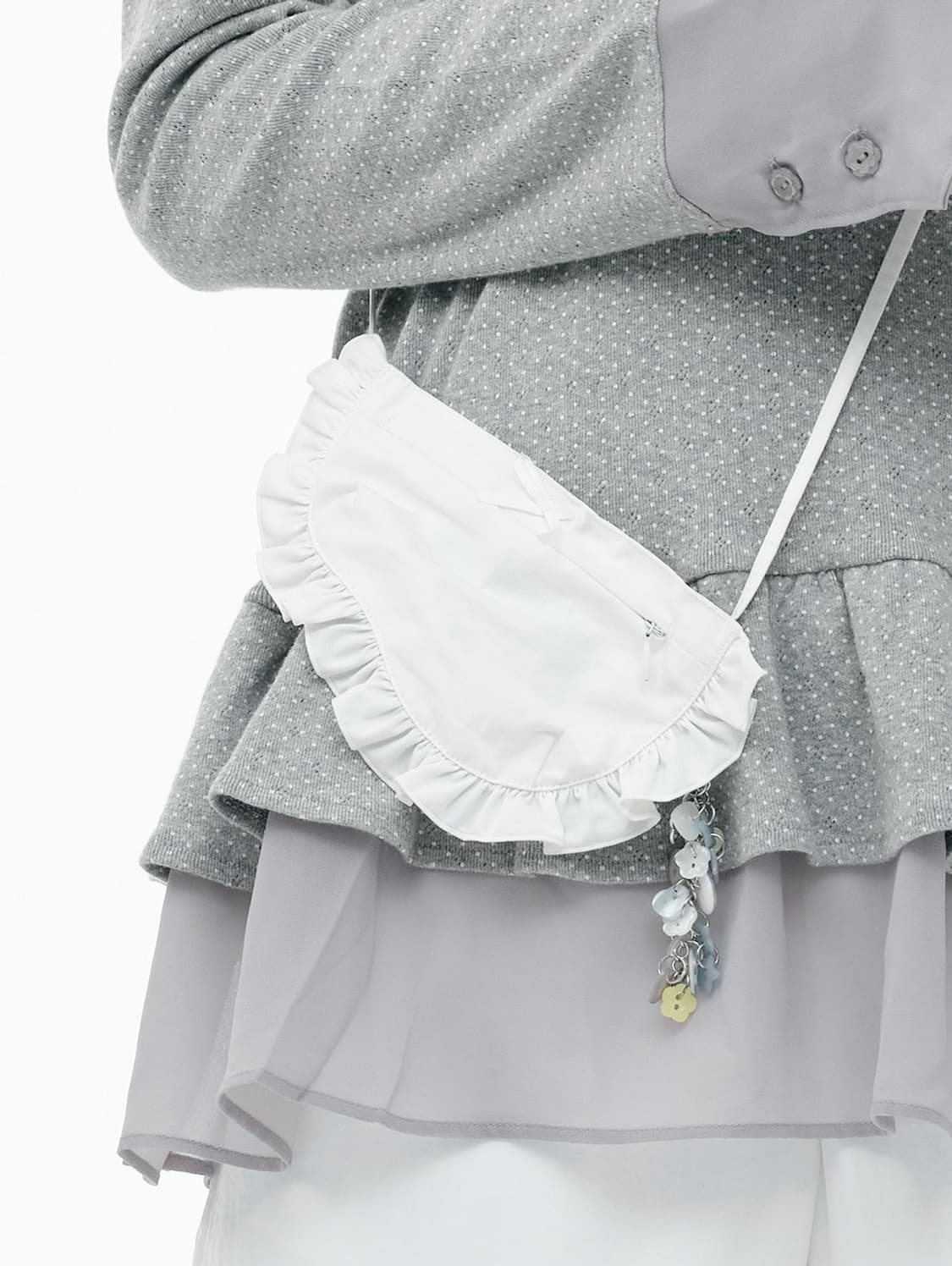 STRAPPY COIN BAG [WHITE] 상품이미지2