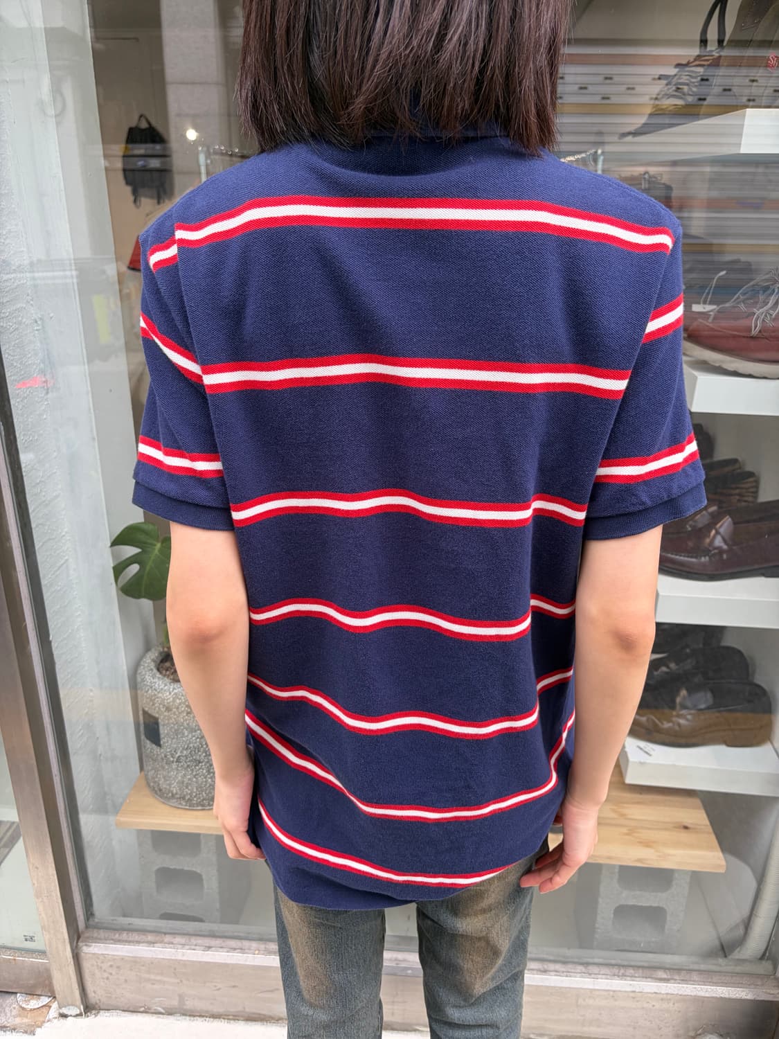 Polo Ralph Lauren 스트라이프 반팔 폴로 L 상품이미지4