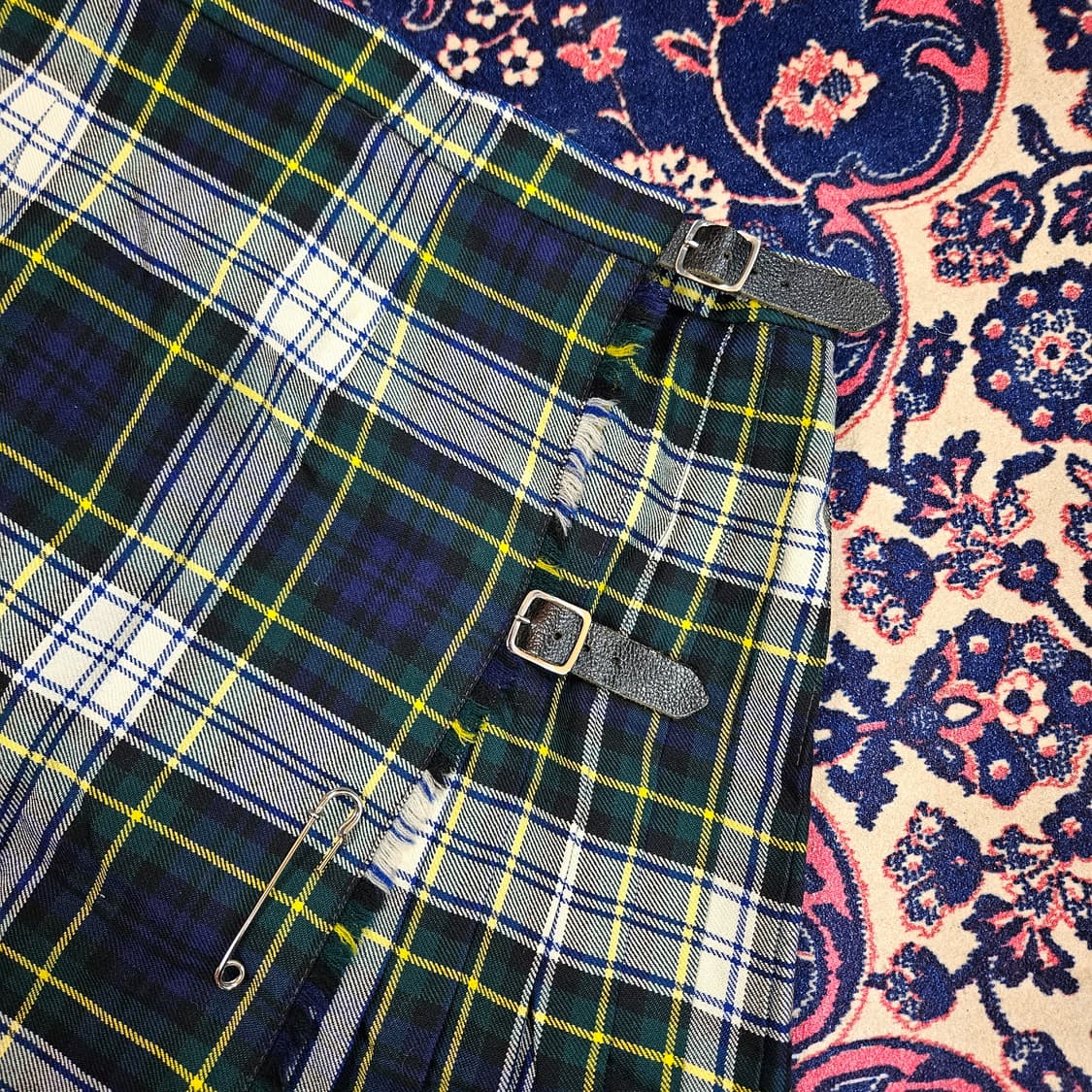 BEN NEVIS in 스코틀랜드 Wool 타탄 체크 스커트 uk 18 상품이미지4